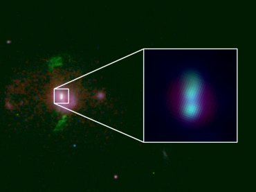 Обнаружены две сверхмассивные черные дыры на пути к столкновению