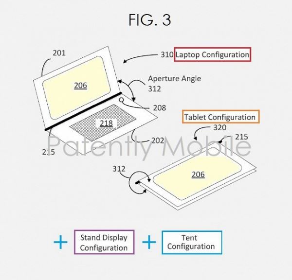 Компания Google получила патент на гибридный ноутбук «2-в-1»